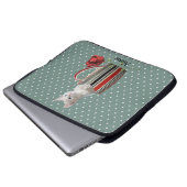 Niedliche Katze Kitten Pet Liebhaber Geschenk Laptopschutzhülle (Vorne Knopf)