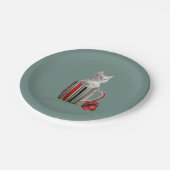 Niedliche Katze Kitten Pet Liebhaber Geschenk Pappteller (Schrägansicht)