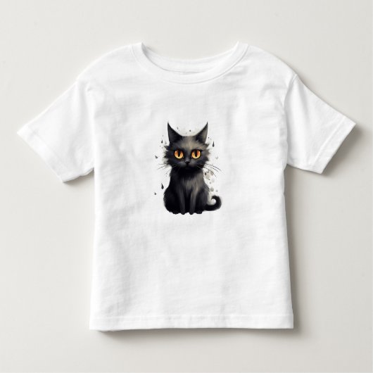 Niedliche Katze Kleinkind T-shirt (Vorderseite)
