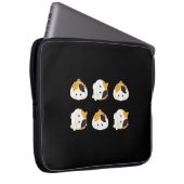 Niedliche Katze Laptopschutzhülle (Vorne Rechts)