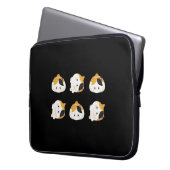 Niedliche Katze Laptopschutzhülle (Vorderseite Links)