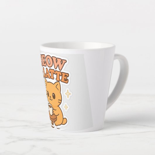 Niedliche Katze Latte Tasse, kleiner Kaffee Cup Milchtasse (Rechte Ecke)
