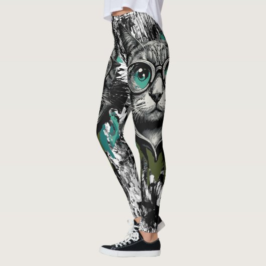 Niedliche Katze - Leggings (Links)