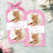 Niedliche Katze Liebe Personalisiertes Foto Muster Geschenkanhänger
