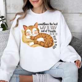 Niedliche Katze Lover Animal für gemütlich Sweatshirt