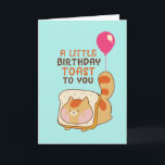 Niedliche Katze Lover Birthday Toast Funny Food Pu Karte<br><div class="desc">Die lustige und niedliche Geburtstag-Karte für diejenigen,  die Liebe Pistons und Spaß. Der perfekte Weg,  um Ihren Freunden und der Familie einen guten Geburtstag zu wünschen. Besuchen Sie unseren Shop für mehr Geburtstagskarten Sammlung. Sie finden etwas cooles,  Humorvolles und manchmal sarkastisches Geburtstagskarten für Ihren besonderen Menschen.</div>
