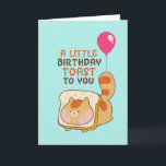 Niedliche Katze Lover Birthday Toast Funny Food Pu Karte<br><div class="desc">Die lustige und niedliche Geburtstag-Karte für diejenigen,  die Liebe Pistons und Spaß. Der perfekte Weg,  um Ihren Freunden und der Familie einen guten Geburtstag zu wünschen. Besuchen Sie unseren Shop für mehr Geburtstagskarten Sammlung. Sie finden etwas cooles,  Humorvolles und manchmal sarkastisches Geburtstagskarten für Ihren besonderen Menschen.</div>