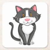 Niedliche Katze Lover Geschenk Gray Kitten Funny G Rechteckiger Pappuntersetzer (Vorderseite)