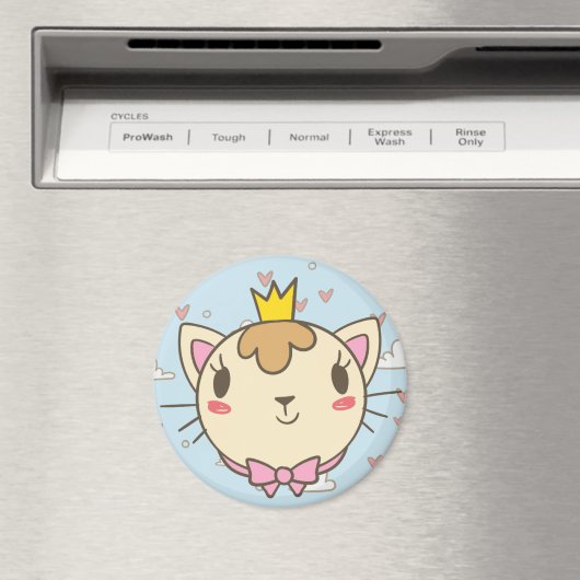Niedliche Katze Magnet (In Situ (Geschirrspüler))