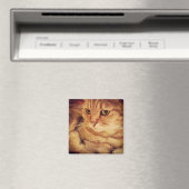 Niedliche Katze Magnet (In Situ (Geschirrspüler))