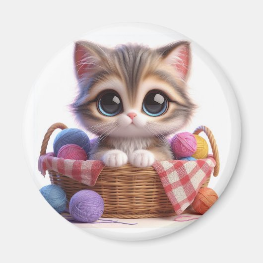 Niedliche Katze Magnet (Vorne)