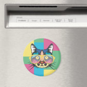 Niedliche Katze Magnet (In Situ (Geschirrspüler))