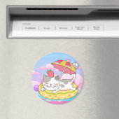 Niedliche Katze Magnet (In Situ (Geschirrspüler))