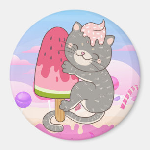 Niedliche Katze Magnet