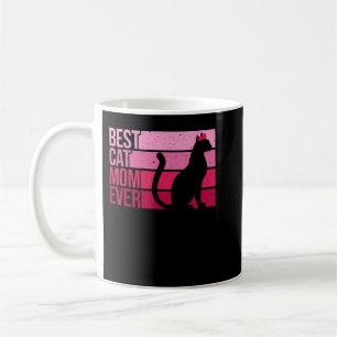 Niedliche Katze Mama Art der weiblichen Katze Tier Kaffeetasse