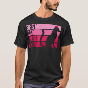 Niedliche Katze Mama Art der weiblichen Katze Tier T-Shirt