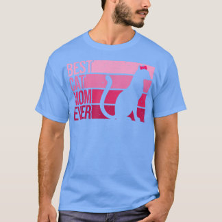 Niedliche Katze Mama Art der weiblichen Katze Tier T-Shirt