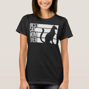 Niedliche Katze Mama Art der weiblichen Katze Tier T-Shirt
