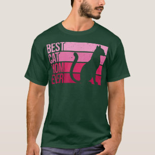 Niedliche Katze Mama Art der weiblichen Katze Tier T-Shirt
