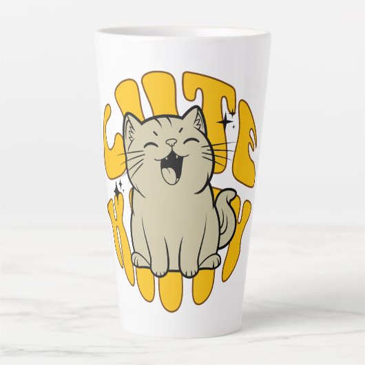 Niedliche Katze Milchtasse (Vorderseite)