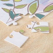 Niedliche Katze mit Ballon Puzzle (Seite)