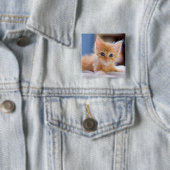Niedliche Katze mit blauen Augen Button (Beispiel)