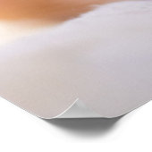 Niedliche Katze mit blauen Augen Poster (Ecke)