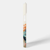 Niedliche Katze mit Blume Papierausschnitt Case-Mate iPhone Hülle (Rückseite / Rechts)