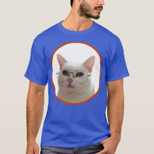 Niedliche Katze mit Brille 1 T-Shirt