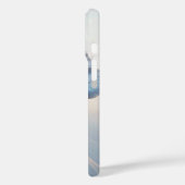 Niedliche Katze mit Butterfly iPhone 16 Hüllen (Rückseite / Links)