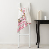 Niedliche Katze mit Eiscreme Sherpadecke (Beispiel)