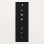 Niedliche Katze mit Herz Yogamatte (Rückseite)