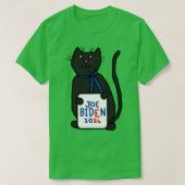 Niedliche Katze mit Joe 2024 Sign T-Shirt (Design vorne)
