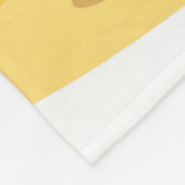 Niedliche Katze mit lebhaften Farben Design Fleece (Ecke)