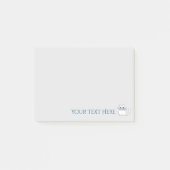 Niedliche Katze mit Preisfisch Post-it Klebezettel (Vorderseite)