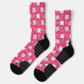 Niedliche Katze mit rosa Socken | Adortable Feline (Links)
