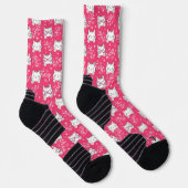 Niedliche Katze mit rosa Socken | Adortable Feline (Rechts)