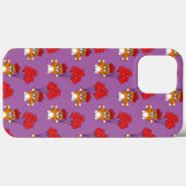 Niedliche Katze mit Rotem Herzen Case-Mate iPhone Hülle (Rückseite (Horizontal))