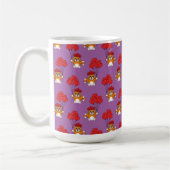 Niedliche Katze mit Rotem Herzen Kaffeetasse (Links)