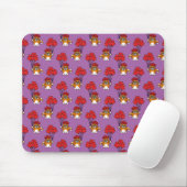 Niedliche Katze mit Rotem Herzen Mousepad (Mit Mouse)