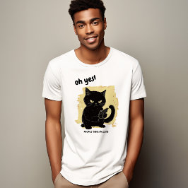 Niedliche Katze mit Schusswaffe | Witzige Gemeine T-Shirt