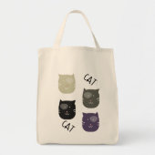 Niedliche Katze mit Whimiskalen Tragetasche (Vorne)