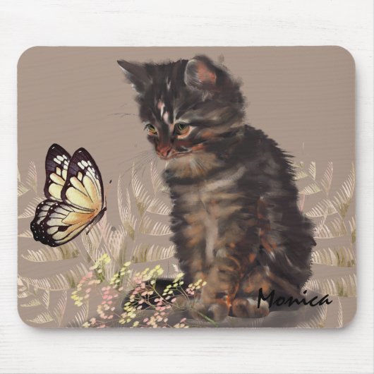 Niedliche Katze Mousepad (Vorne)