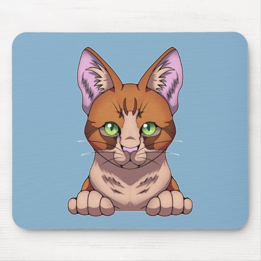 Niedliche Katze Mousepad (Vorne)