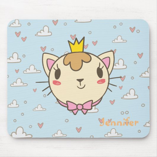 Niedliche Katze Mousepad (Vorne)