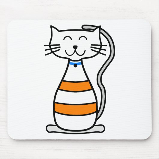Niedliche Katze Mousepad (Vorne)