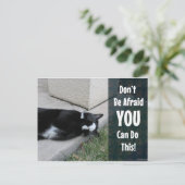 Niedliche Katze nicht abscheuen Postkarte (Stehend Vorderseite)