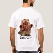 niedliche Katze, nicht ein Zombie! T-Shirt (Rückseite)