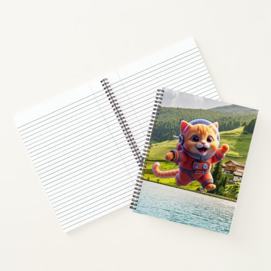 Niedliche Katze Notizblock (Innenseite)