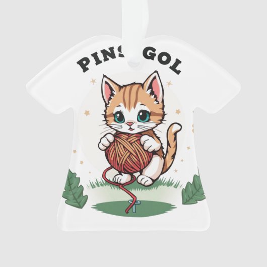 niedliche Katze Ornament (Vorderseite)